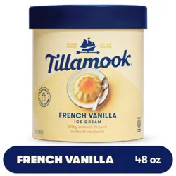 Tillamook French Vanilla Ice Cream - 48 Oz