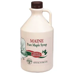 Pure Maine Syrup Maple 1/2 Gallon - 64 Fz