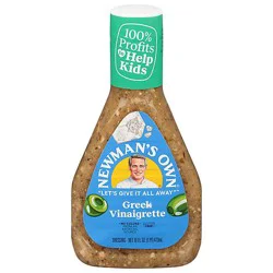 Newmans Own Greek Vinaigrette - 16 Fz