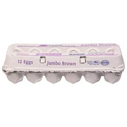Lucerne Jumbo Egg Brown Grade A - 12 Ct
