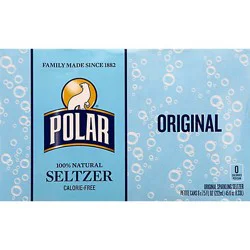 Polar Original Seltzer Cans - 6-7.5 Fz