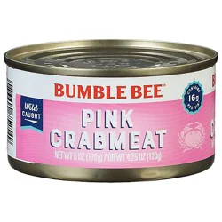 Bumble Bee Crabmeat Pink - 6 Oz