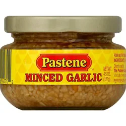 Pastene Garlic Minced Jar - 4.5 Oz