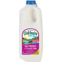 Oakhurst Nutrish 1% Lowfat Milk - 0.5 Gallon