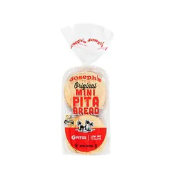 Joseph's Original Mini Pita Bread 8 Count - 8 Oz