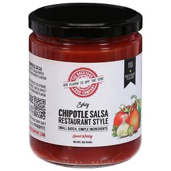 Backyard Food Company Salsa Chipotle Lcl Ri - 16 Oz