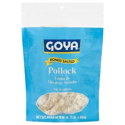 Goya Boned Salted Pollock - 16 Oz