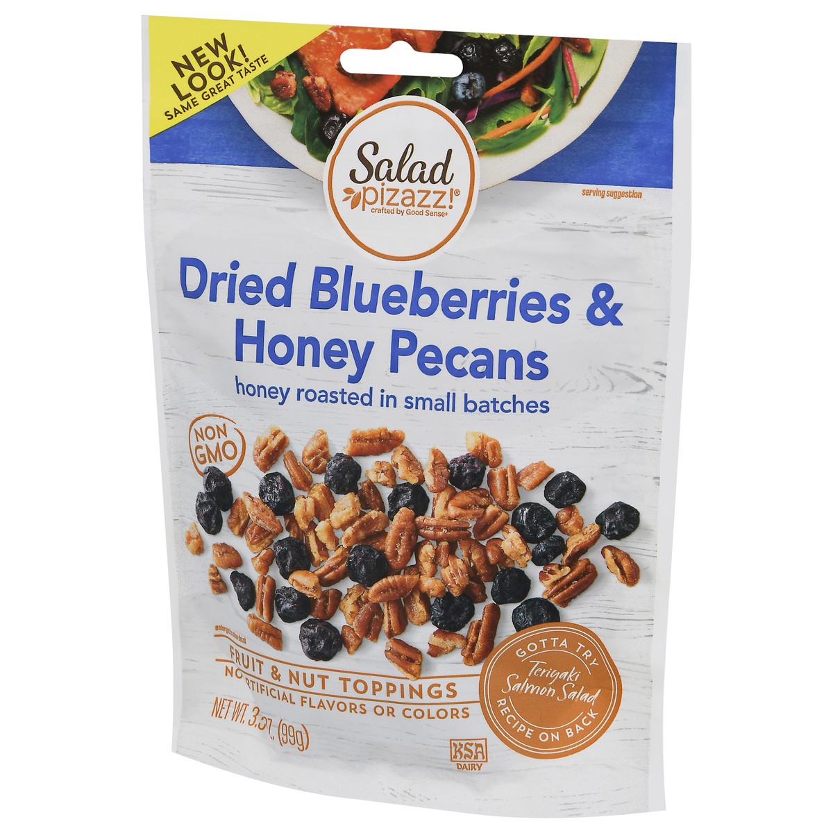 slide 6 of 9, Salad Pizazz! Dried Blueberries & Honey Pecans 3.5 oz, 3.5 oz