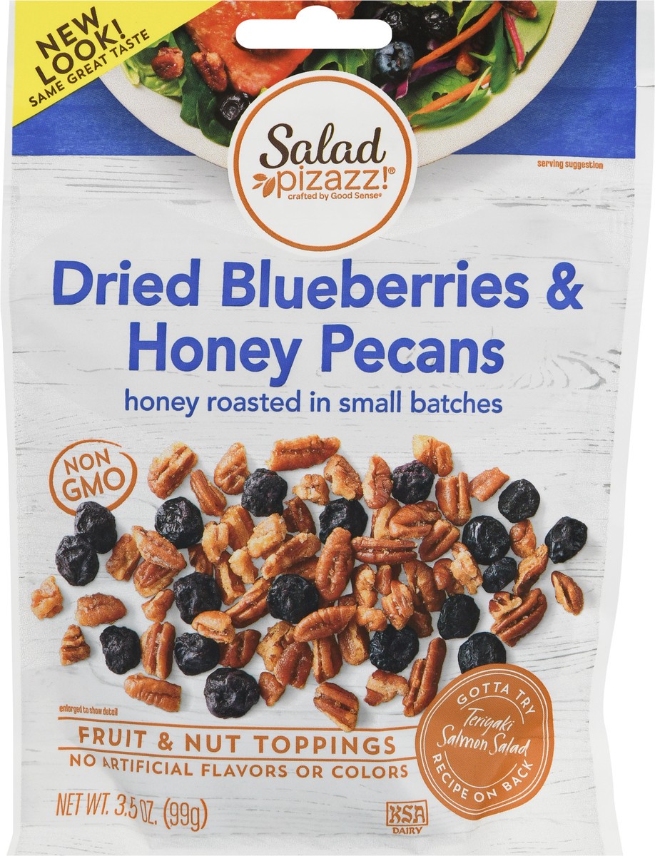 slide 3 of 9, Salad Pizazz! Dried Blueberries & Honey Pecans 3.5 oz, 3.5 oz