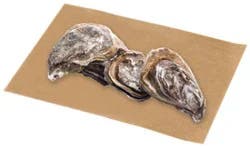 Oysters Blue Point Live Service Case - 1 Lb