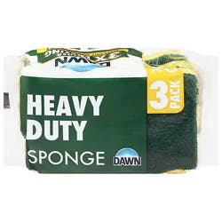 Dawn Heavy Duty Sponges - 3 Ct