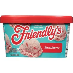 Friendly's Rich And Creamy Strawberry Ice Cream - 1.5 Quart