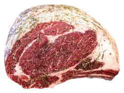 Usda Choice Beef Ribeye Roast Bone In Small End Seasoned - Weight Between 3-5 Lb