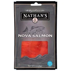Nathan's Nova Salmon Sliced Smoked - 3 Oz