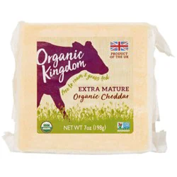Organic Kingdom Organic Extra Mature Cheddar - 7 Oz