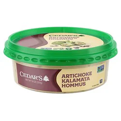 Cedars Artichoke Kalamata Hommus - 8 Oz
