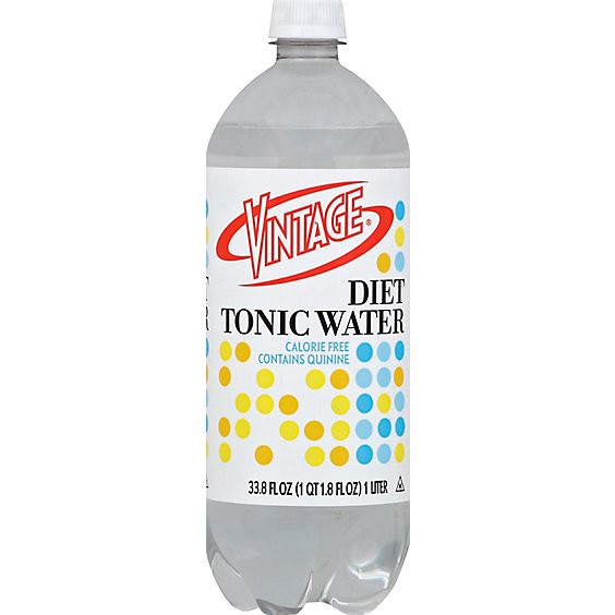 slide 1 of 1, Vintage Diet Tonic Water - 1 Lt, 33.8 fl oz