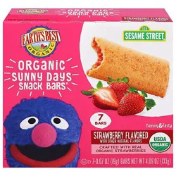 Earths Best Organic Strawberry Cereal Bars - 7-.67 Oz