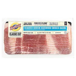 Hatfield Reduced Sodium Sliced Bacon - 16 Oz