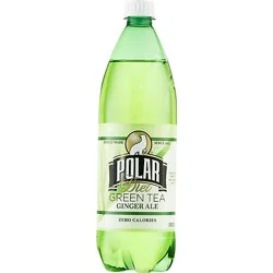 Polar Ginger Ale Diet Green Tea - 33.8 Fz