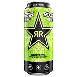 Rockstar Freeze Energy Drink Frozen Lime Can - 16 Fz