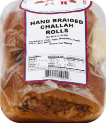 Hand-Braided Challah Rolls From International Natural Bakery - 8 Oz