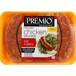 Premio Hot Italian Chicken Link - 14 Oz