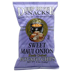 Deep River Snacks Sweet Maui Onion Kettle Cooked Potato Chips - 5 Oz