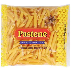 Pastene Pasta Penne Ziti Rigati - 16 Oz