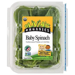 Olivia's Organic Baby Spinach - 5 Oz