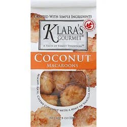 Klaras Cookie Macaroon Coconut - 8 Oz