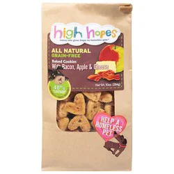 High Hopes Grain Free Bacon Apple & Cheese - 10 Oz