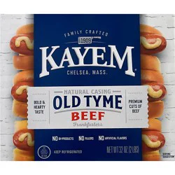Kayem Beef Franks Natural Casing - 32 Oz