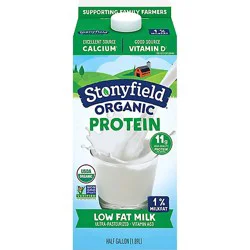 Stonyfield Organic Milk 1% Fat 64 Oz - 64 Fz