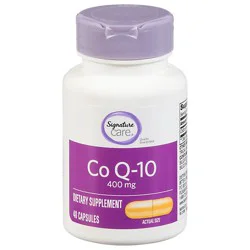 Signature Select/care Dietary Supplement Co Q10 400mg Capsules - 40 Count