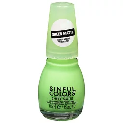 Sinful Sinful Sheer Matte Shr Treuse -.5 Fz