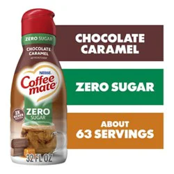 Coffee Mate Sugar Free Chocolate Caramel Coffee Creamer - 32 Fl. Oz.