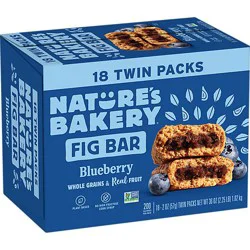 Natures Bakery Fig Bar Blueberry Twin Packs - 18-2 Oz