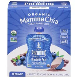 Mamma Chia Blueberry Acai Squeeze - 4-3.5 Oz