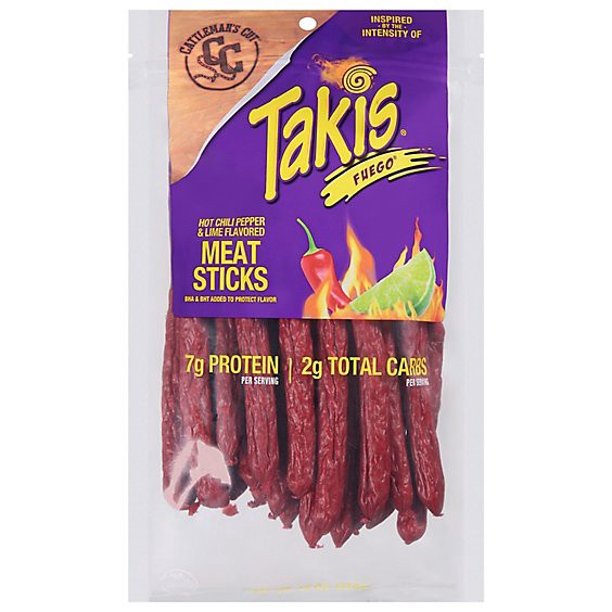 slide 1 of 12, Takis Fuego Meat Sticks - 12 Oz, 12 oz
