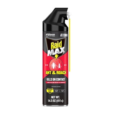 slide 1 of 1, Raid Max Ant And Roach Killer Insecticide Aerosol Spray - 14.5 Oz, 14.5 oz