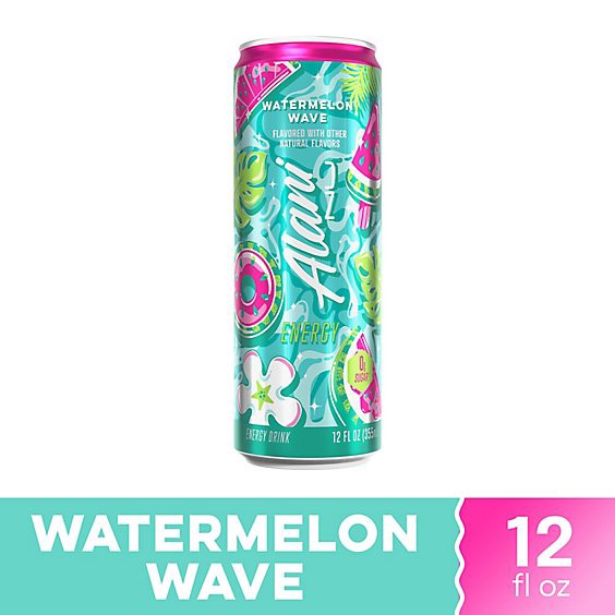 slide 1 of 1, Alani Nu Watermelon Wave Energy Drink - 12 Fl. Oz., 12 fl oz