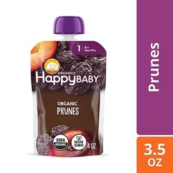 Happy Baby Organics Stage 1 Prunes Pouch - 3.5 Oz