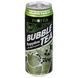 Inotea Honeydew Bubble Tea Can - 16.6 Oz