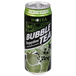 Inotea Honeydew Bubble Tea Can - 16.6 Oz