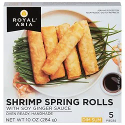 Shrimp Spring Rolls With Sauce - 10 Oz