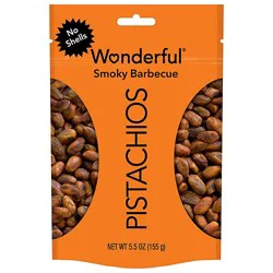 Wonderful Pistachios No Shells Bbq Pistachios Resealable - 5.5 Oz
