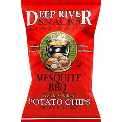 Deep River Snacks Mesquite Bbq Kettle Cooked Potato Chips - 5 Oz