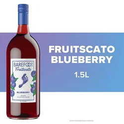 Barefoot Fruit-Scato Blueberry Moscato Wine - 1.5 Liter