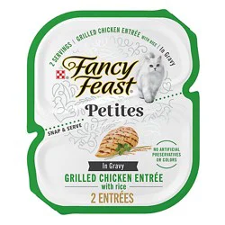 Fancy Feast Petites Grilled Chicken Entrée In Gravy Wet Cat Food - 2.8 Oz